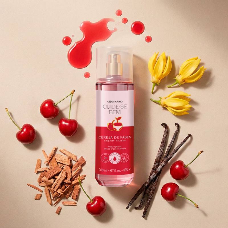 BODY SPLASH DESODORANTE COL�NIA CEREJA DE FASES 200ML